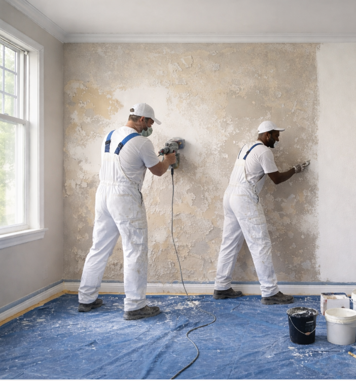 Pintura e acabamento residencial